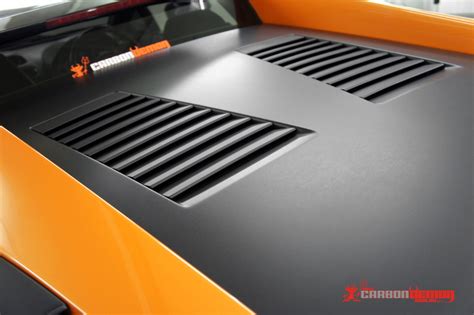 Lamborghini Gallardo Matte Black Wrap Carbon Demon