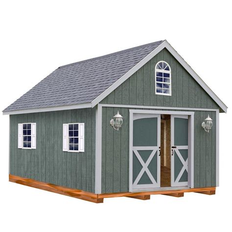 Best Barns Belmont 12 Ft X 24 Ft Wood Storage Shed Kit With Floor