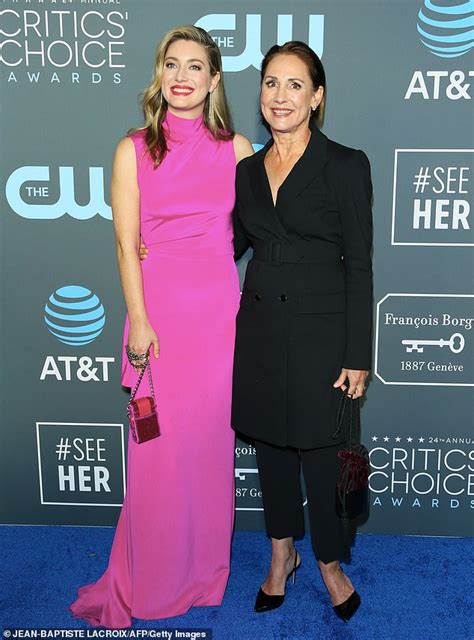 Laurie Metcalf Suits Up And Competes Against Pink Clad Daughter Zoe