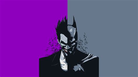 4k Batman And Joker Minimalist Wallpaper Hd Superheroes 4k Wallpapers