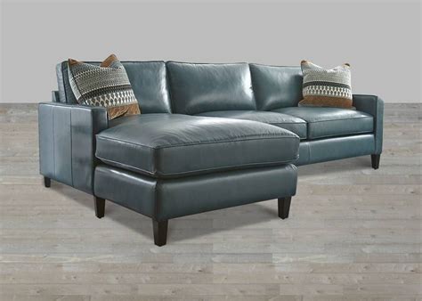 Best 15 Of Blue Leather Sectional Sofas