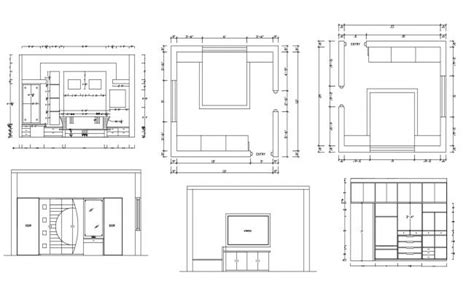 Master Bedroom Layout In Autocad With Elevation Artofit