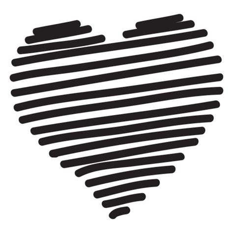 Line Heart Silhouette Transparent Png And Svg Vector File