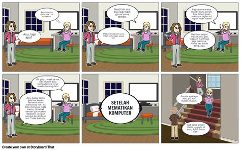 Dampak Media Sosial Storyboard By 81062cdb