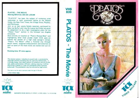 Plato S The Movie On Tcx United Kingdom Betamax Vhs Videotape