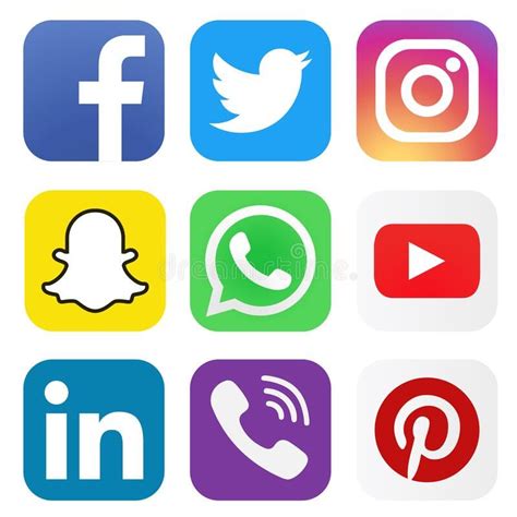 Social Media Icons Free Social Media Apps Facebook And Instagram Logo