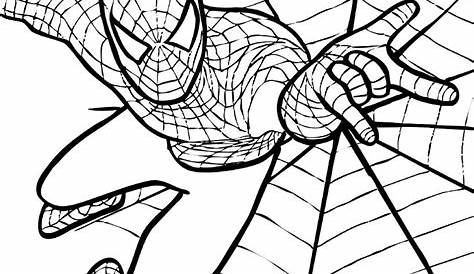 spiderman printables coloring pages