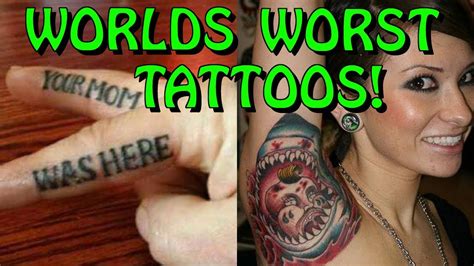 Worlds Worst Tattoos 64 Youtube