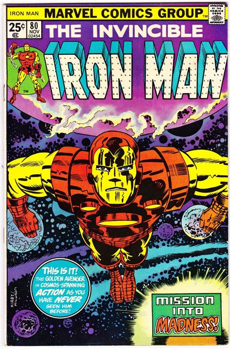 Iron Man 80 1st Series 1968 November 1975 Marvel Comics Etsy Iron