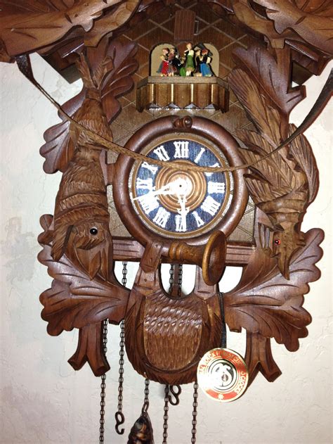 Vintage 60s Anton Schneider Cuckoo Clock Hunters Instappraisal