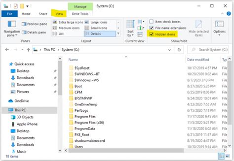 How To Show Hidden Filesandfolders Windows 10 Hideunhide Tricks