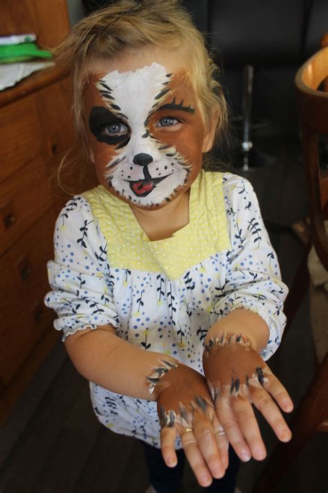 Puppy Paws Kids Face Paint Puppy Paws Face Paint