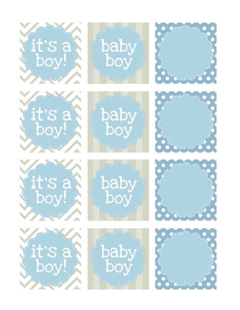 Boy Baby Shower Free Printables How To Nest For Less