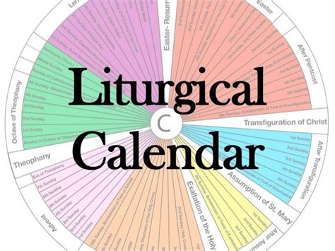 Ame Liturgical Color Calendar