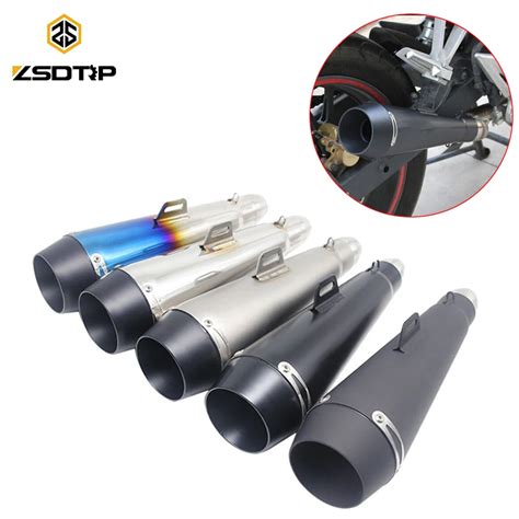 Zsdtrp 51mm Motorcycle Exhaust Pipe M4 Racing Exhaust For Yamaha R6 For