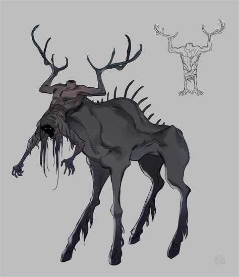 Antlers Monster Design