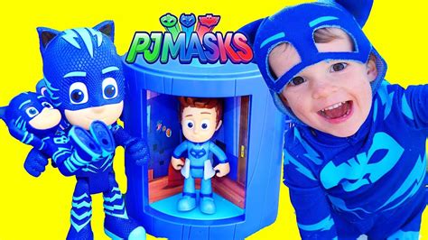 Pj Masks Disney Assistant Transforming Tower Toy Review Youtube