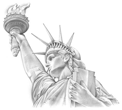 Statue Of Liberty Sketch