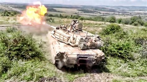 Tank were also sold in 1984. Abrams Tanks Shooting In Romania • With Drone Footage | Tank, Battle tank, Drone