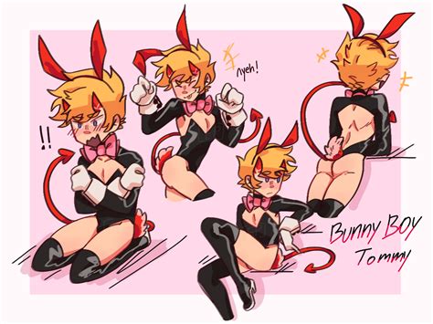 Rule 34 Blonde Hair Blue Eyes Bunny Ears Leather Leather Clothing Thick Ass Thick Thighs 8886660