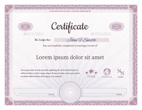 Free 41 Psd Certificate Templates In Psd Ai Ms Word Indesign
