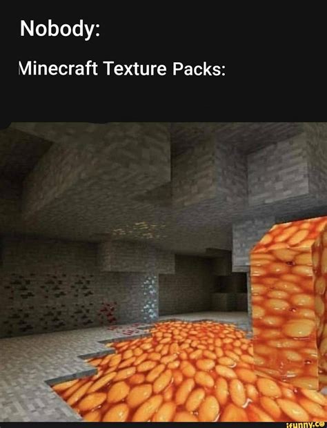 Nobody Minecraft Texture Packs Ifunny Minecraft Memes