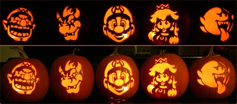 Jack O Lanterns By Johwee On Deviantart Pumpkin Carving Mario