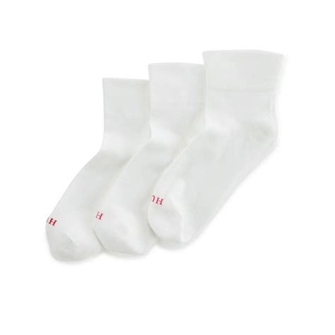 Hue Hue Womens Cotton Body Ankle Socks 3 Pack Style 20738