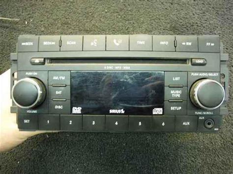Find 08 09 Dodge Nitro Oem 6 Disc Cd Player Sat Radio Lkq In Stoney