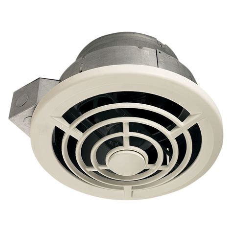 If you are ducting the fan its best to keep the duct run as short and direct as possible. NuTone 210 CFM Ceiling Utility Bathroom Exhaust Fan with ...