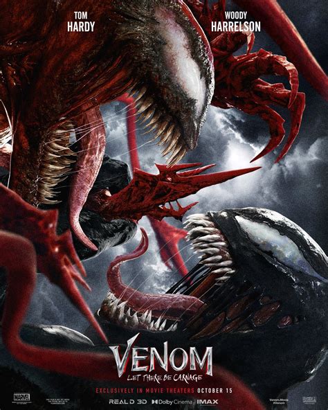 Gnarly New Venom Let There Be Carnage Poster Fuses The Two Monsters