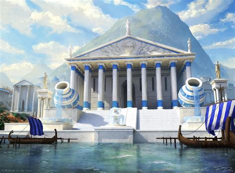 Mtg Temple Of Enlightenment By Piotrdura On Deviantart Fantasy