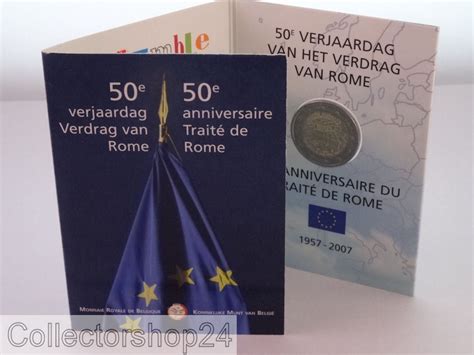 Coincard Belgium Euro Card E Verjaardag Verdrag Van Rome EBay
