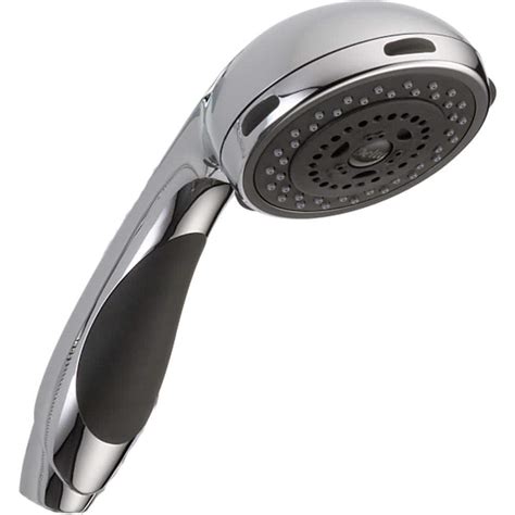 Delta 3 Spray Patterns 25 Gpm 378 In Wall Mount Handheld Shower Head In Stainless Rp48769ss