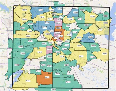 Uptown Dallas Zip Code Map Map Of Europe And North Africa