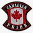 NC PATCHES CANADIAN PRIDE EMBROIDERED BIKER PATCH