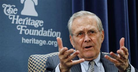 Former Us Secretary Of Defense Donald Rumsfeld Has Died At The Age Of