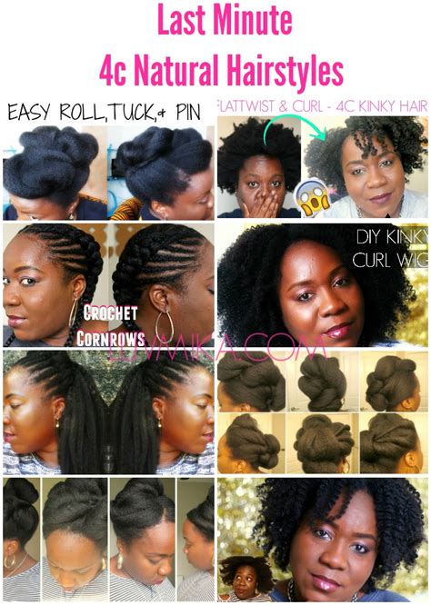 Hairstyles To Do On 4c Hair Easy Hairstyles For 4c Hair Essence