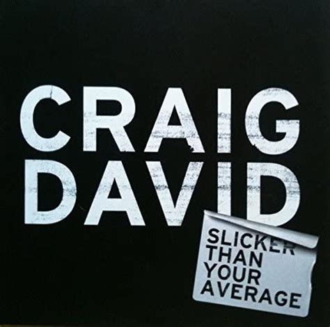 Craig David Slicker Than Your Average Sampler Uk Cds
