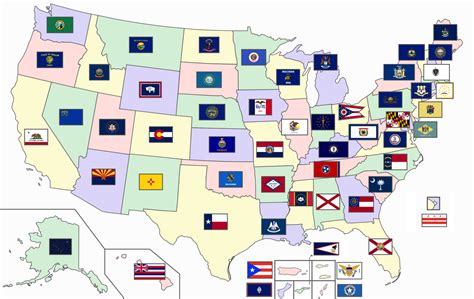 Discover The Most Creative Us State Flags With Blue Background Images