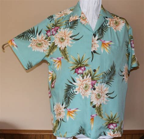 Vintage Hawaiian Shirt By Two Palms Made In Hawaii USA Etsy Vintage