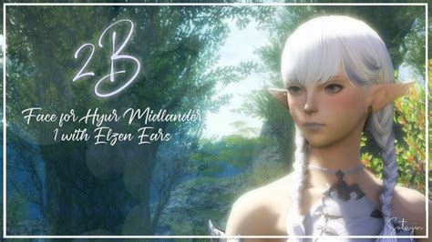 2b Face For Midlander 1 With Elzen Ears Xiv Mod Archive