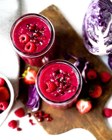 Healthy Pomegranate Smoothie Bursting With Antioxidants And Flavor