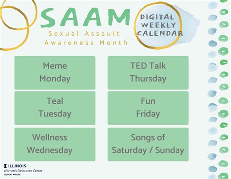 Sexual Assault Awareness Month Womens Resources Center University
