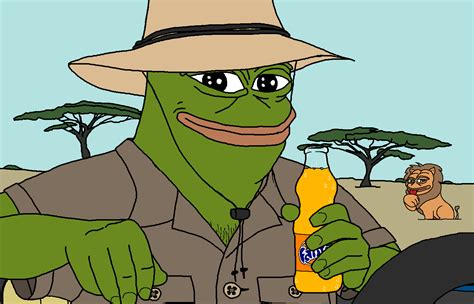 Safari Pepe Smug Frog Know Your Meme