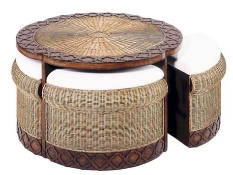 Check spelling or type a new query. Coffee Table With Ottomans Underneath - Foter | Wicker ...