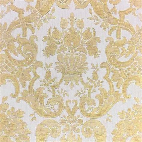 Milano Classic Damask Wallpaper Cream Gold M95553