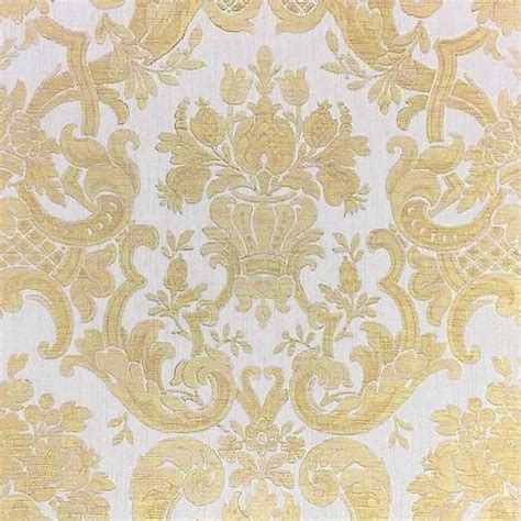 Floral wallpaper, floral bedroom wallpaper, dark floral wallpaper, bright floral wallpaper, bright floral wallpaper, living room wallpaper wisterial floral wallpaper by arthouse. Classic Damask Wallpaper Cream Gold - Wallpaper from I ...