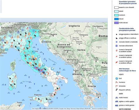 METEO ITALIA La Protezione Civile Dirama ALLERTA METEO ROSSA Per