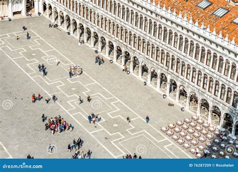 San Marco Square In Venice Editorial Stock Image Image Of Touristic 76287209